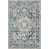 Loomaknoti Kehleigh Avalie Blue/Cream EK017 4 ft. X 6 ft. Rectangle Rug