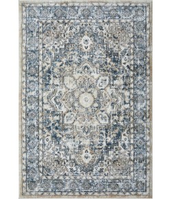 Loomaknoti Kehleigh Avalie Blue/Cream EK017 4 ft. X 6 ft. Rectangle Rug