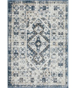 Loomaknoti Kehleigh Avelanz Blue/Cream EK014 2 ft. X 3 ft. Rectangle Rug