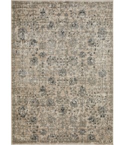 Loomaknoti Celena Asheley Cream/Blue EC006 6 ft. 7 in. X 9 ft. 2 in. Rectangle Rug