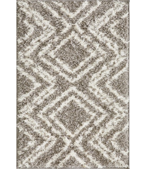 Loomaknoti Vemoa Armeley Gray/Cream EV004 2 ft.  X 3 ft.  Rectangle Rug