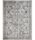 Loomaknoti Kehleigh Otindas Cream/Blue EK010 6 ft. 7 in. X 9 ft. 2 in. Rectangle Rug