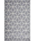 Loomaknoti Kissandrah Beraddo Gray/Cream EKI003 3 ft. 3 in. X 5 ft. 3 in. Rectangle Rug