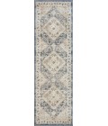 Loomaknoti Kehleigh Abagail Blue/Cream EK002 2 ft. X 6 ft. 7 in. Rectangle Rug