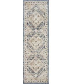 Loomaknoti Kehleigh Abagail Blue/Cream EK002 2 ft. X 6 ft. 7 in. Rectangle Rug