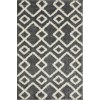 Loomaknoti Vemoa Adeta Blue/Cream EV001 4 ft. X 6 ft. Rectangle Rug