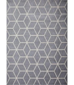 Loomaknoti Kissandrah Beraddo Gray/Cream EKI003 6 ft. 7 in. X 9 ft. 2 in. Rectangle Rug