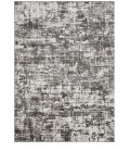 Loomaknoti Rhane Akason Gray/Cream ER009 7 ft. 10 in. X 9 ft. 10 in. Rectangle Rug