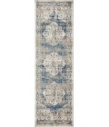Loomaknoti Kehleigh Alarik Blue/Cream EK005 2 ft. X 6 ft. 7 in. Rectangle Rug