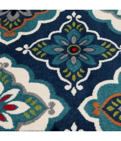 Loomaknoti Tecopa Turberry Blue/White ETR16BWH85 9 ft. 10 in. X 12 ft. 10 in. Rectangle Rug
