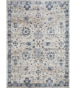 Loomaknoti Kehleigh Aylesh Cream/Blue EK016 9 ft. 10 in. X 12 ft. 10 in. Rectangle Rug