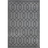 Loomaknoti Breyleigh Chendler Gray/Gray EB001 4 ft. X 6 ft. Rectangle Rug