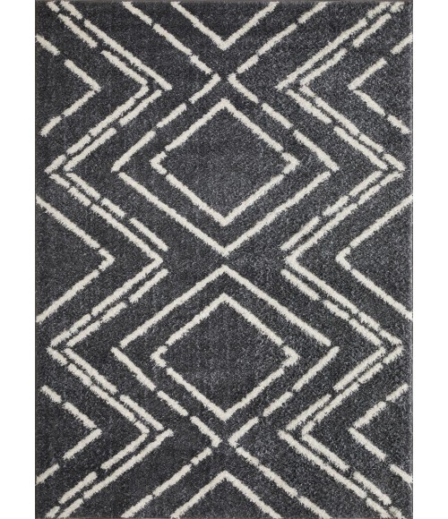 Loomaknoti Vemoa Armeley Blue/Cream EV004 6 ft. 7” X 9 ft. 2” Rectangle Rug