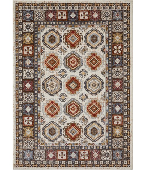 Loomaknoti Alsbrooke Delary Cream/Beige EA005 9 ft. 10 in. X 12 ft. 10 in. Rectangle Rug