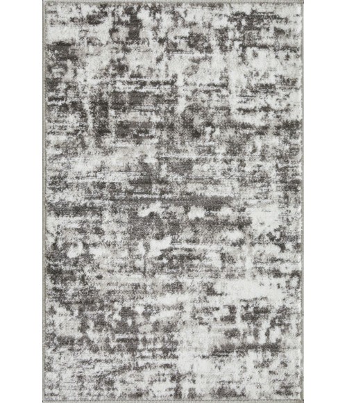 Loomaknoti Rhane Akason Gray/Cream ER009 2 ft.  X 3 ft.  Rectangle Rug
