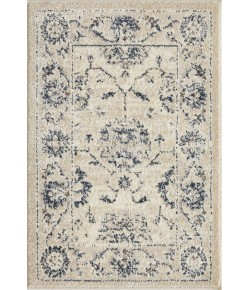Loomaknoti Malanie Corlia Cream/Gray EM005 2 ft. X 3 ft. Rectangle Rug