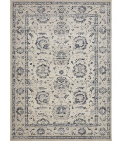 Loomaknoti Malanie Corlia Cream/Gray EM005 6 ft. 7 in. X 9 ft. 2 in. Rectangle Rug