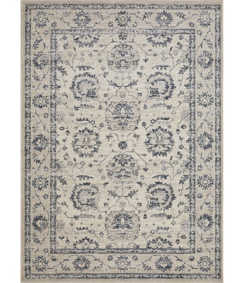 Loomaknoti Malanie Corlia Cream/Gray Rug EM005 6 ft. 7 in. X 9 ft. 2 in. Rectangle - Rugs Town Loomaknoti Malanie Corlia Cream/Gray EM005 6 ft. 7 in. X 9 ft. 2 in. Rectangle Rug