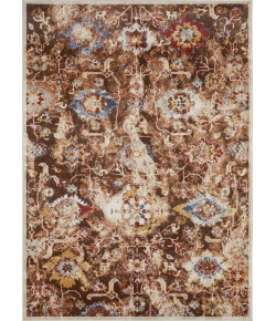Loomaknoti Alsbrooke Amibell Brown/Red EA002 9 ft. 10 in. X 12 ft. 10 in. Rectangle Rug