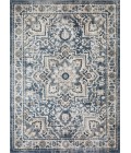 Loomaknoti Kehleigh Osdorn Blue/Cream EK009 7 ft. 10 in. X 9 ft. 10 in. Rectangle Rug