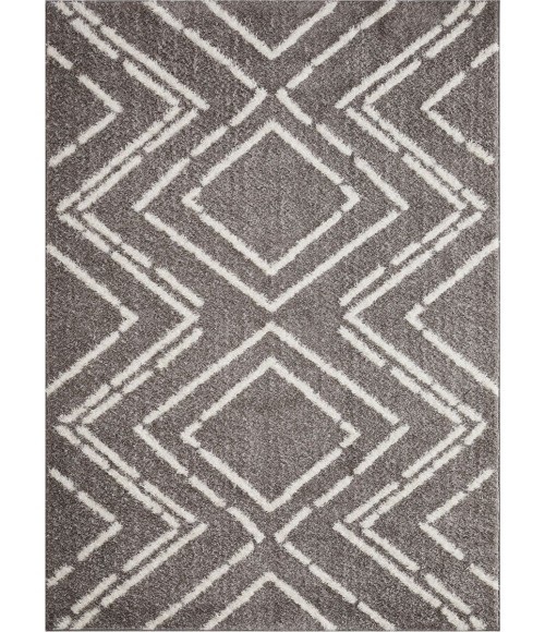 Loomaknoti Vemoa Armeley Gray/Cream EV004 7 ft. 10 in. X 9 ft. 10 in. Rectangle Rug