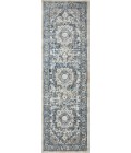 Loomaknoti Kehleigh Avalie Blue/Cream EK017 2 ft. X 6 ft. 7 in. Rectangle Rug