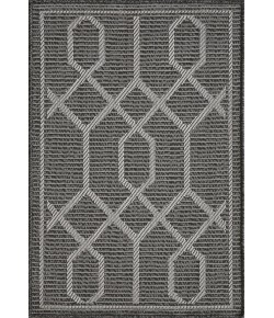 Loomaknoti Breyleigh Chendler Gray/Gray EB001 2 ft. X 3 ft. Rectangle Rug