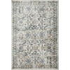 Loomaknoti Kehleigh Otindas Cream/Blue EK010 4 ft. X 6 ft. Rectangle Rug