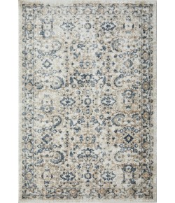 Loomaknoti Kehleigh Otindas Cream/Blue EK010 4 ft. X 6 ft. Rectangle Rug