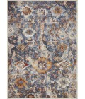 Loomaknoti Alsbrooke Amibell Blue/Cream EA002 7 ft. 10 in. X 9 ft. 10 in. Rectangle Rug