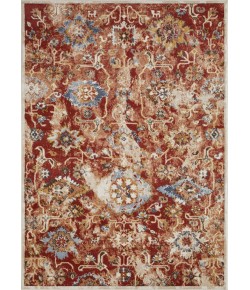 Loomaknoti Alsbrooke Amibell Orange/Red EA002 9 ft. 10 in. X 12 ft. 10 in. Rectangle Rug