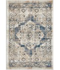 Loomaknoti Kehleigh Alarik Blue/Cream EK005 2 ft. X 3 ft. Rectangle Rug