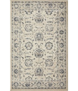 Loomaknoti Malanie Corlia Cream/Gray EM005 3 ft. 3 in. X 5 ft. 3 in. Rectangle Rug