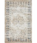 Loomaknoti Kehleigh Zayari Cream/Blue EK006 3 ft. 3 in. X 5 ft. 3 in. Rectangle Rug