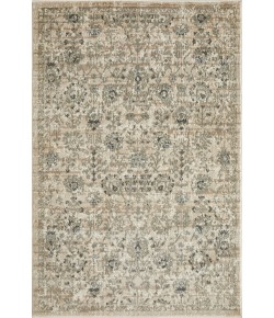 Loomaknoti Celena Asheley Cream/Blue EC006 4 ft. X 6 ft. Rectangle Rug