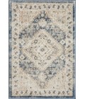 Loomaknoti Kehleigh Abagail Blue/Cream EK002 2 ft. X 3 ft. Rectangle Rug