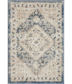 Loomaknoti Kehleigh Abagail Blue/Cream EK002 2 ft. X 3 ft. Rectangle Rug