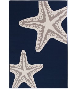 Central Oriental Io Trib Sea Star Area Rug 6 ft. 7 X 9 ft. 6 Rectangle