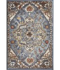 Loomaknoti Alsbrooke Zailorn Blue/Cream EA006 2 ft. X 3 ft. Rectangle Rug