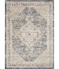 Loomaknoti Kehleigh Abagail Blue/Cream EK002 6 ft. 7 in. X 9 ft. 2 in. Rectangle Rug