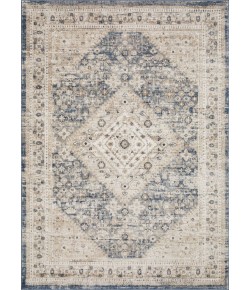 Loomaknoti Kehleigh Abagail Blue/Cream EK002 6 ft. 7 in. X 9 ft. 2 in. Rectangle Rug