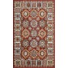 Loomaknoti Alsbrooke Delary Orange/Cream EA005 3 ft. 3 in. X 5 ft. 3 in. Rectangle Rug