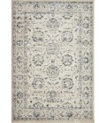 Loomaknoti Malanie Corlia Cream/Gray EM005 4 ft. X 6 ft. Rectangle Rug