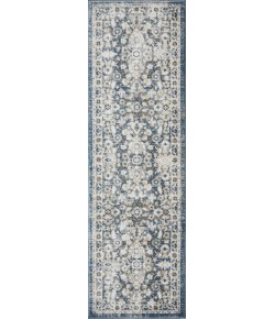 Loomaknoti Kehleigh Otindas Blue/Cream EK010 2 ft. X 6 ft. 7 in. Rectangle Rug