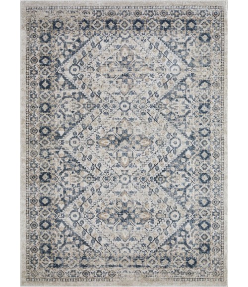 Loomaknoti Kehleigh Avnorie Cream/Blue Rug EK012 9 ft. 10 in. X 12 ft. 10 in. Rectangle - Rugs Town Loomaknoti Kehleigh Avnorie Cream/Blue EK012 9 ft. 10 in. X 12 ft. 10 in. Rectangle Rug