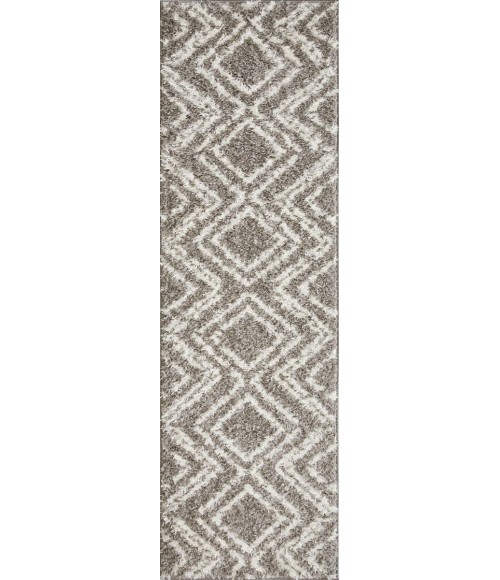 Loomaknoti Vemoa Armeley Gray/Cream EV004 2 ft.  X 6 ft. 7” Rectangle Rug