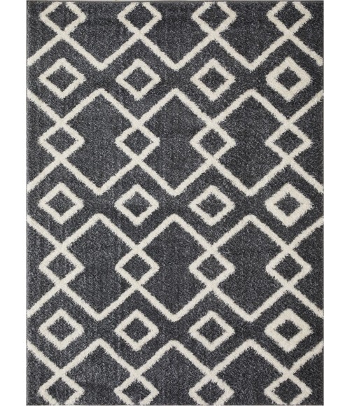 Loomaknoti Vemoa Adeta Blue/Cream EV001 6 ft. 7” X 9 ft. 2” Rectangle Rug