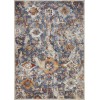 Loomaknoti Alsbrooke Amibell Blue/Cream EA002 7 ft. 10 in. X 9 ft. 10 in. Rectangle Rug