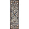 Loomaknoti Alsbrooke Zailorn Blue/Cream EA006 2 ft. X 6 ft. 7 in. Rectangle Rug