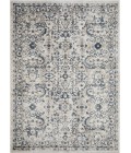 Loomaknoti Kehleigh Otindas Cream/Blue EK010 6 ft. 7 in. X 9 ft. 2 in. Rectangle Rug